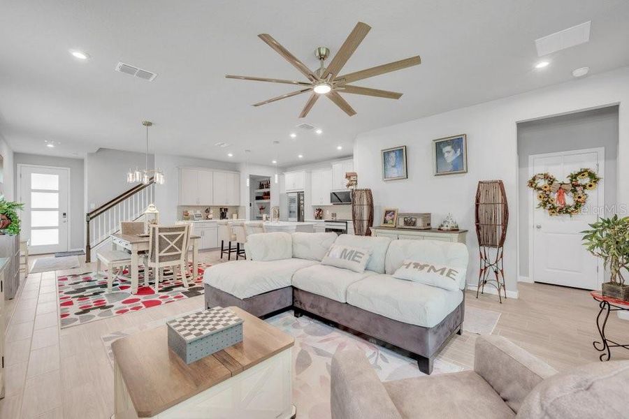 Furnished interior view inside a new home in Bloomingdale Townes, Brandon (Image 16).