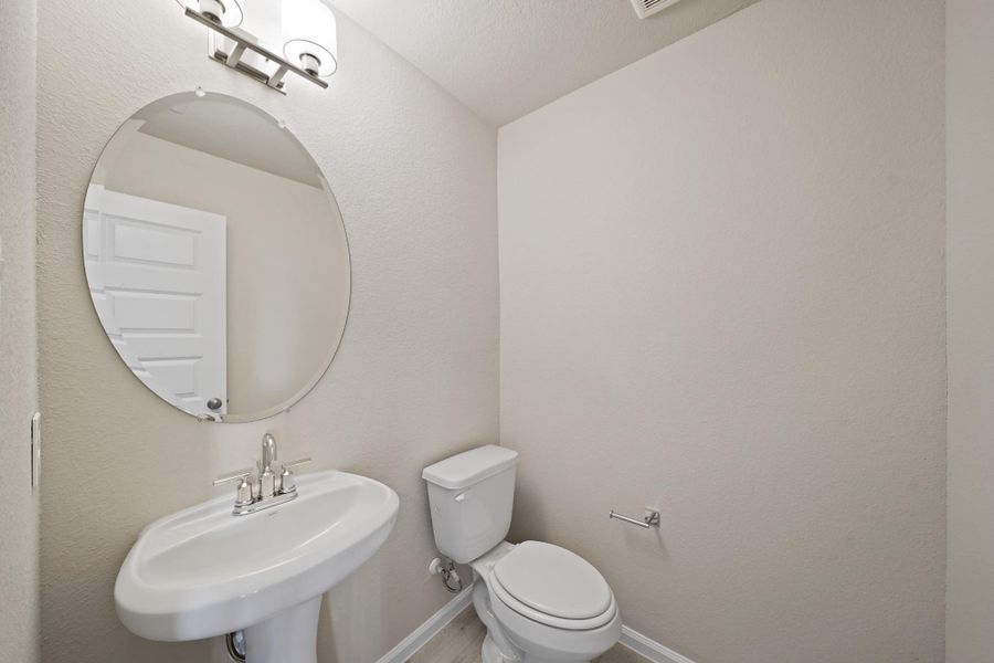 Loft powder room