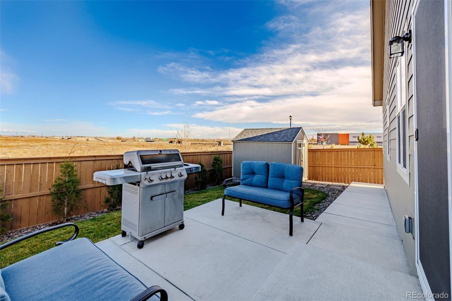 Gas Grill and patio furniture is negotiable Gas Grill and patio furniture is negotiable