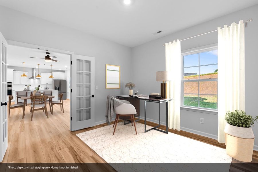 Furnished interior view inside a new home in Brooke Hill, Lewisville (Image 9).