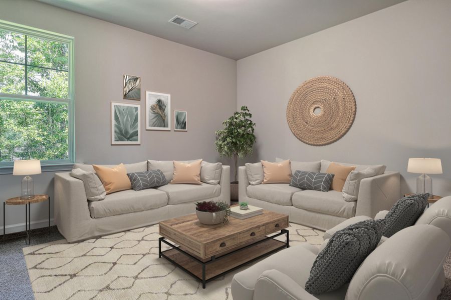 Furnished interior view inside a new home in Founder's Park, Lincolnville (Image 5).