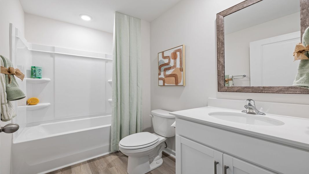 Furnished interior view inside a new home in Waverly Station, Greenwood (Image 9).