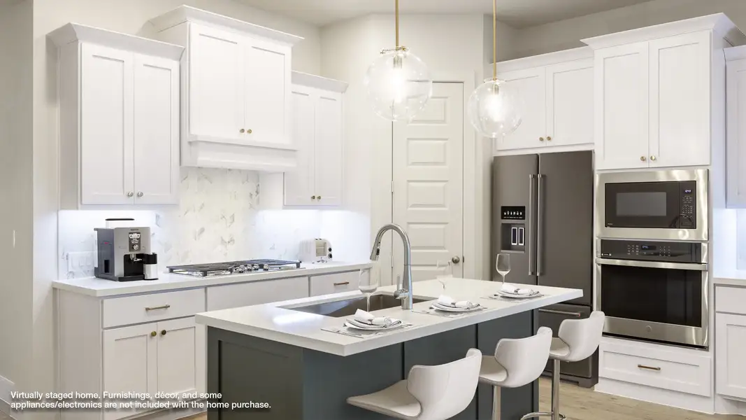 Furnished interior view inside a new home in Easton Park 40', Austin (Image 3).