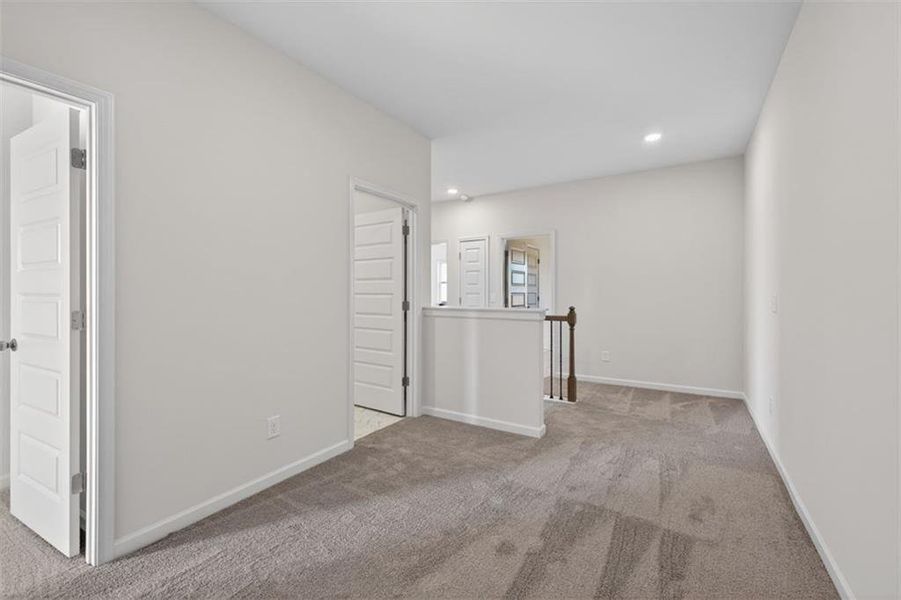 Spacious, unfurnished interior of a new home in Townes At The Stiles, Cartersville (Image 13).