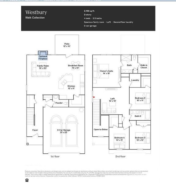 Westbury Floorplan Westbury Floorplan