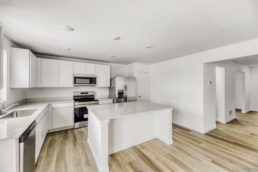 Furnished interior view inside a new home in Percheron: The Camden Collection, Colorado Springs (Image 3).
