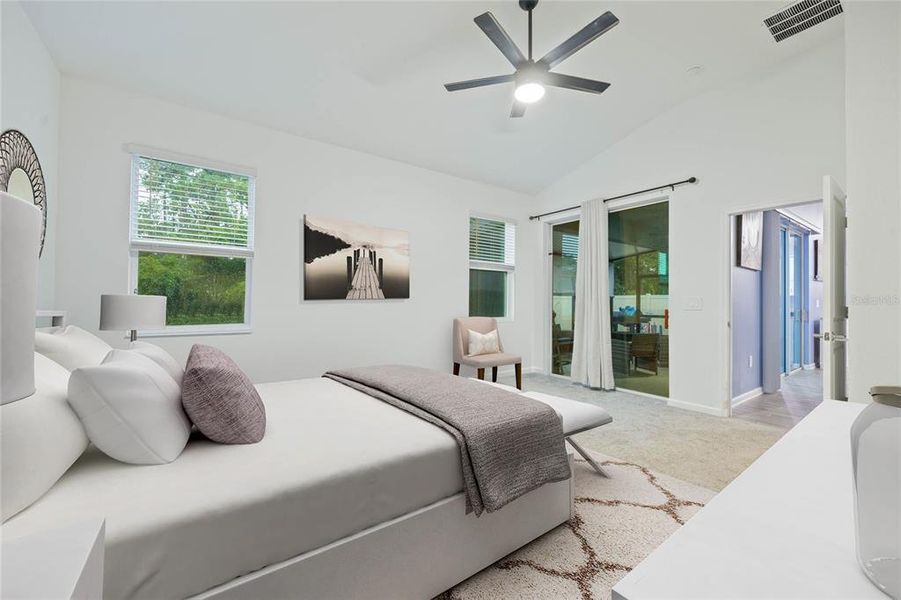 Furnished interior view inside a new home in Pine Glen: Chateau Collection, St. Cloud (Image 15).