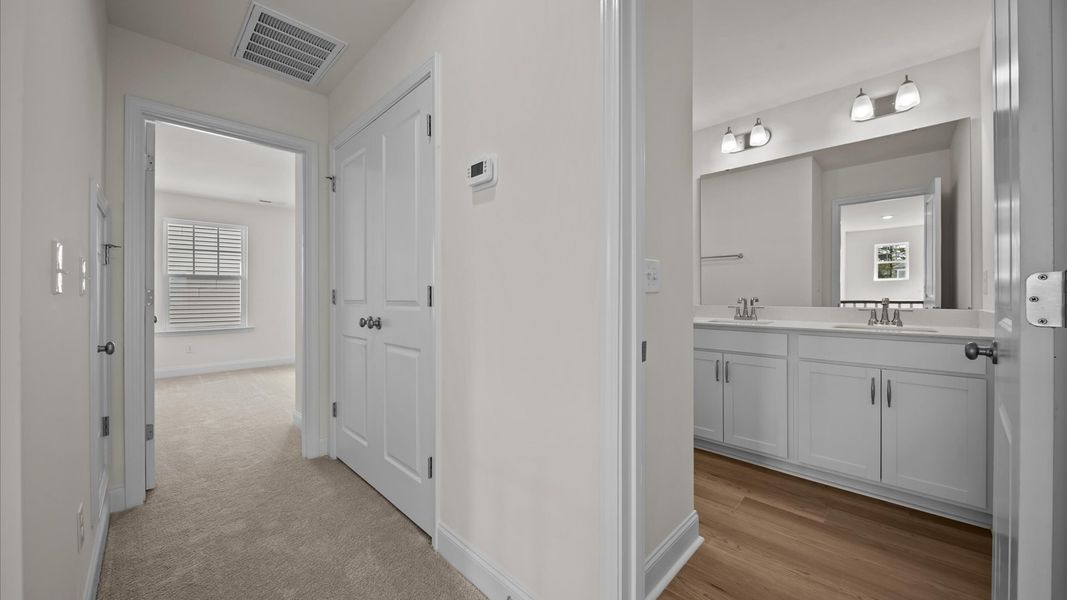 Representative furnished interior of a home built from the Greenwich by DRB Homes in Bellerose, Gibsonville (Image 41).