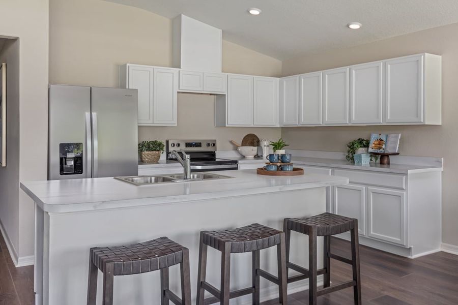 Representative furnished interior of a home built from the 1541 Modeled by KB Home in Woodland Oaks I, Brooksville (Image 7). Representative furnished interior of a home built from the 1541 Modeled by KB Home in Woodland Oaks I, Brooksville (Image 7).