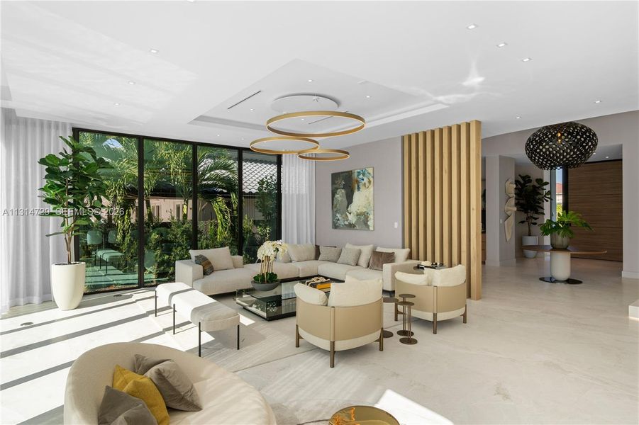 Furnished interior view inside a new home in , North Miami Beach (Image 21).
