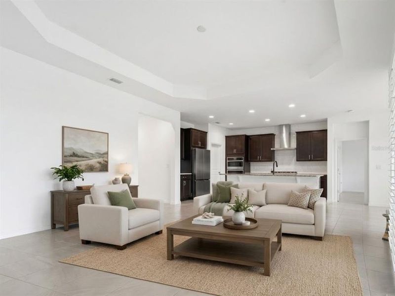 Furnished interior view inside a new home in , Melbourne (Image 12). Furnished interior view inside a new home in , Melbourne (Image 12).