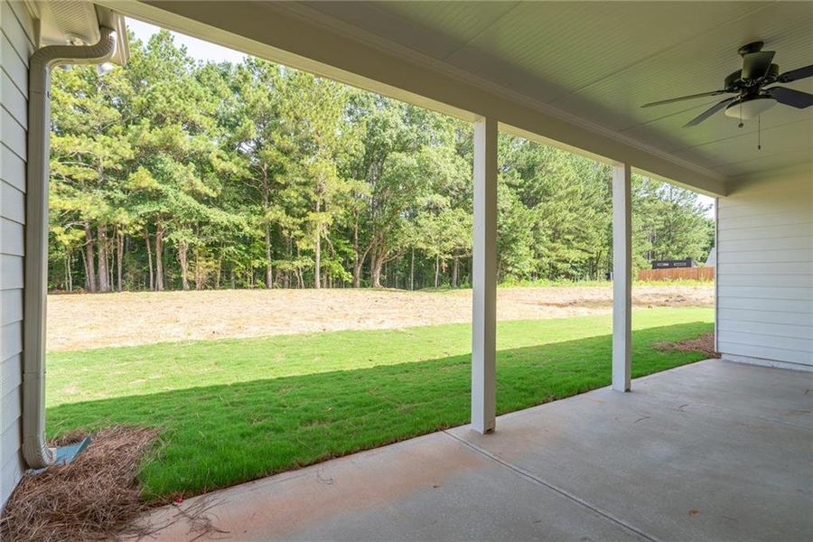 Exterior details and patio area of a home in , Social Circle (Image 20).