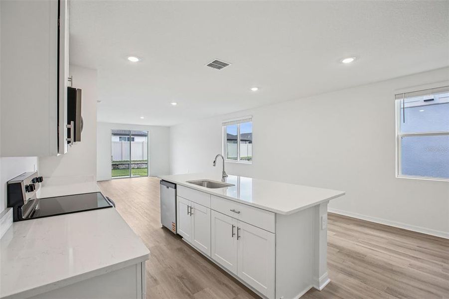 Furnished interior view inside a new home in Two Rivers - Premier Series, Zephyrhills (Image 10). Furnished interior view inside a new home in Two Rivers - Premier Series, Zephyrhills (Image 10).