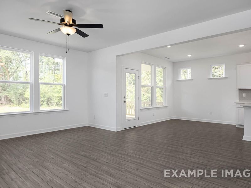 Spacious, unfurnished interior of a new home in Woodland Crossing, Zebulon (Image 16).