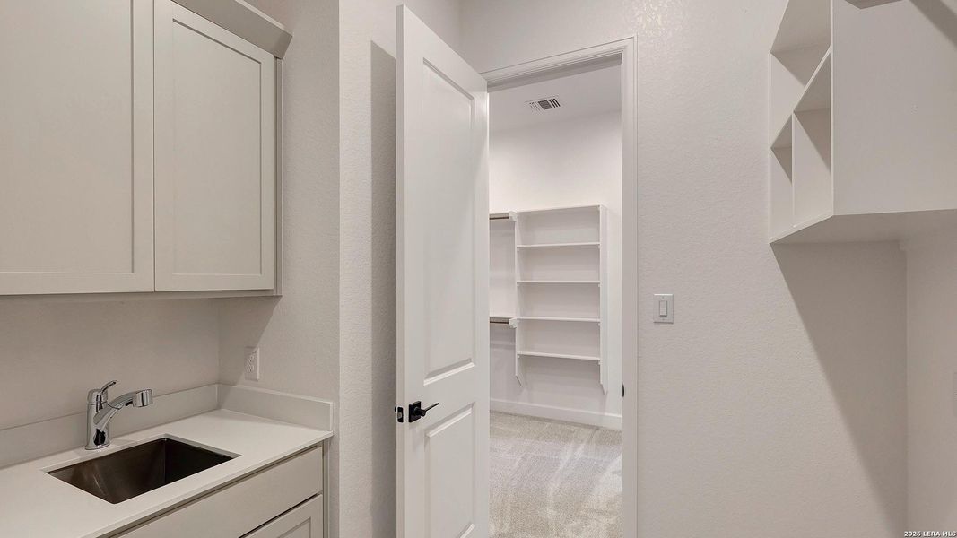 Furnished interior view inside a new home in Alsatian Oaks, Castroville (Image 11).