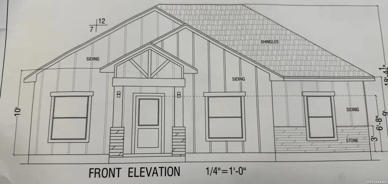 Exterior rendering of this home design in , Eagle Pass, TX (Image 1). Exterior rendering of this home design in , Eagle Pass, TX (Image 1).