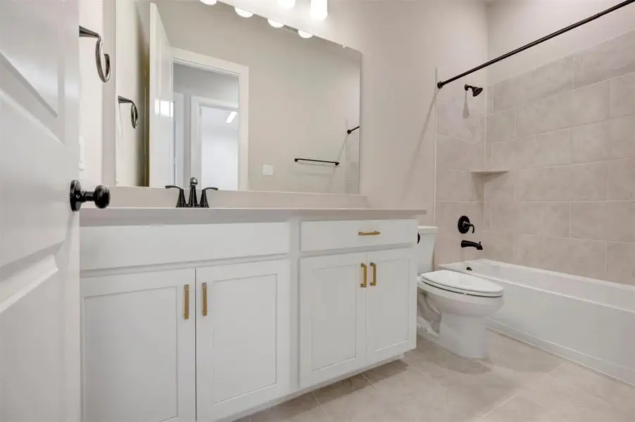 Furnished interior view inside a new home in Brookewater - Ascent Collection, Rosenberg (Image 15).