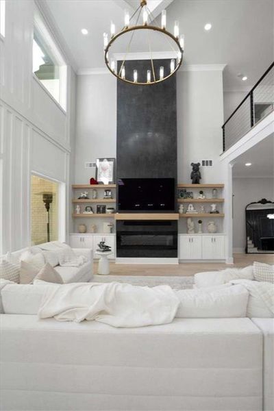 Furnished interior view inside a new home in , Hoschton (Image 9).