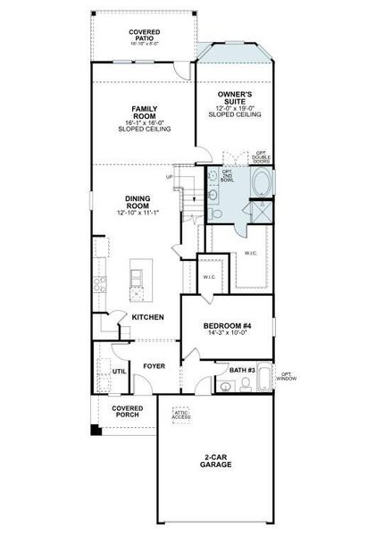 2D floor plan layout of this home in Summerview, Fulshear, TX (Image 4).