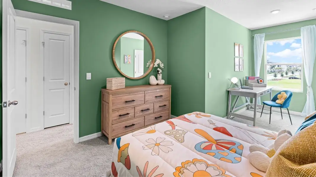 Furnished interior view inside a new home in Towns at Summit, Deland (Image 12).