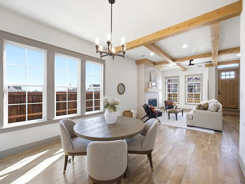 Furnished interior view inside a new home in , Midlothian (Image 12). Furnished interior view inside a new home in , Midlothian (Image 12).
