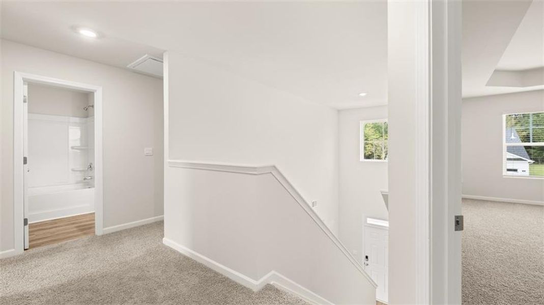 Spacious, unfurnished interior of a new home in Preserve at Dove Creek, Winder (Image 17).