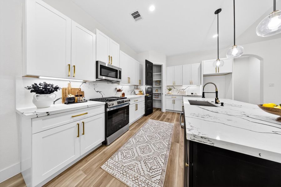 Furnished interior view inside a new home in , New Caney (Image 17).