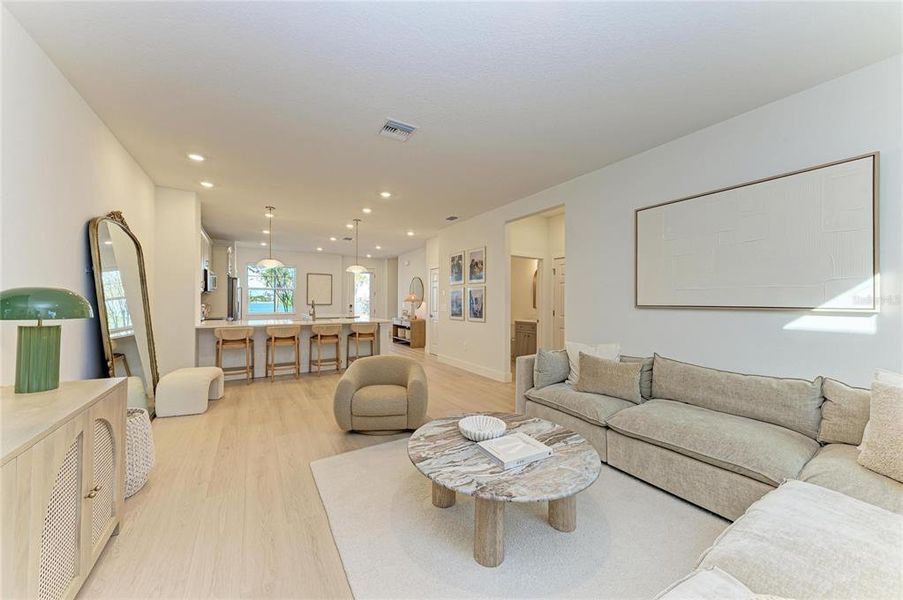 Furnished interior view inside a new home in Nautique at Waterside, Sarasota (Image 26).