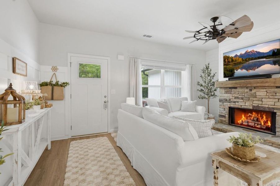 Furnished interior view inside a new home in , Demorest (Image 7).