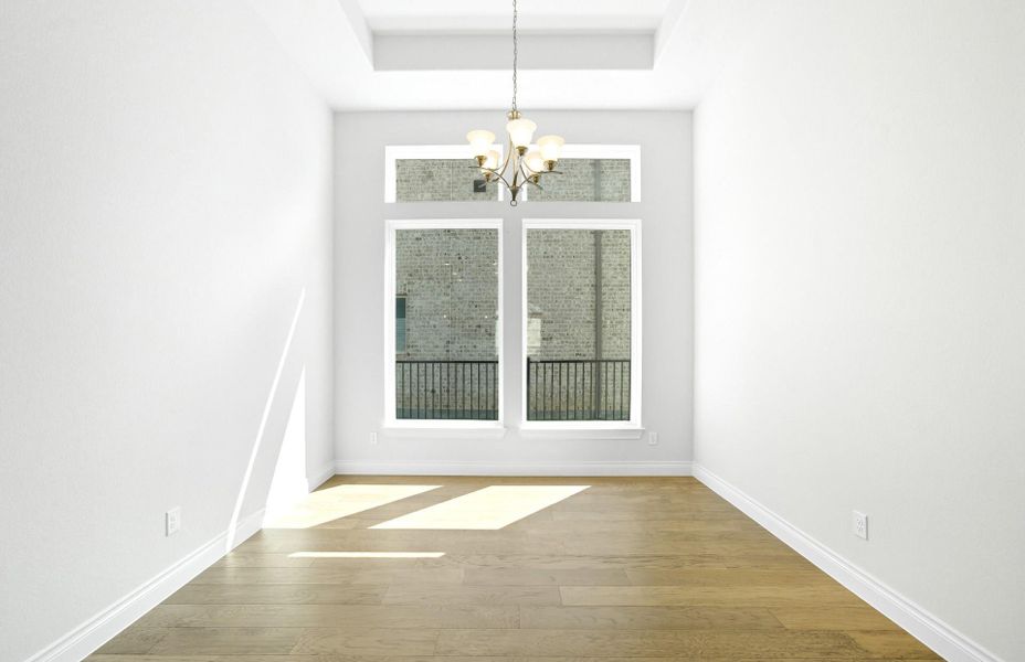 Spacious, unfurnished interior of a new home in Bridgeland 60′, Cypress (Image 21).