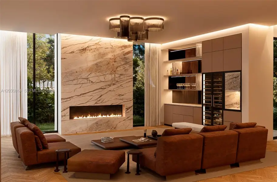 Furnished interior view inside a new home in , Pinecrest (Image 4). Furnished interior view inside a new home in , Pinecrest (Image 4).