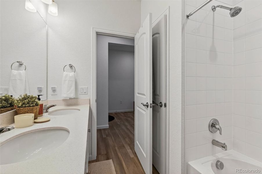 Furnished interior view inside a new home in Anthology North, Parker (Image 16).