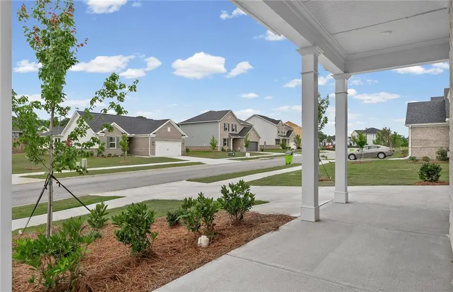 Exterior details and patio area of a home in Overland, Locust Grove (Image 20). Exterior details and patio area of a home in Overland, Locust Grove (Image 20).