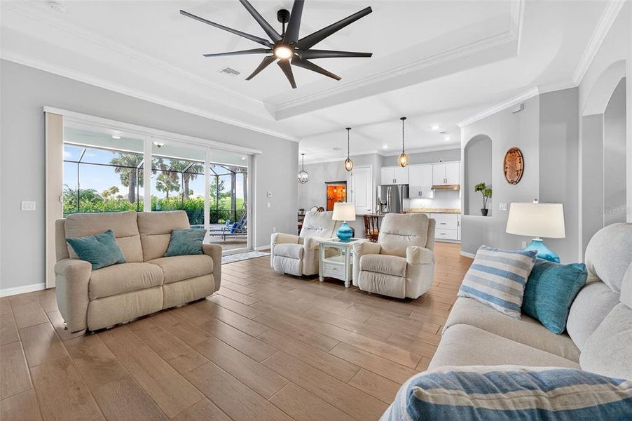 Furnished interior view inside a new home in , Punta Gorda (Image 14).