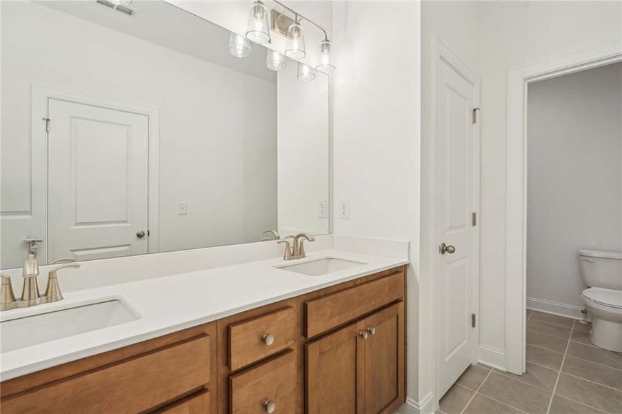 Furnished interior view inside a new home in East Harbor II at Chestatee, Dawsonville (Image 3).