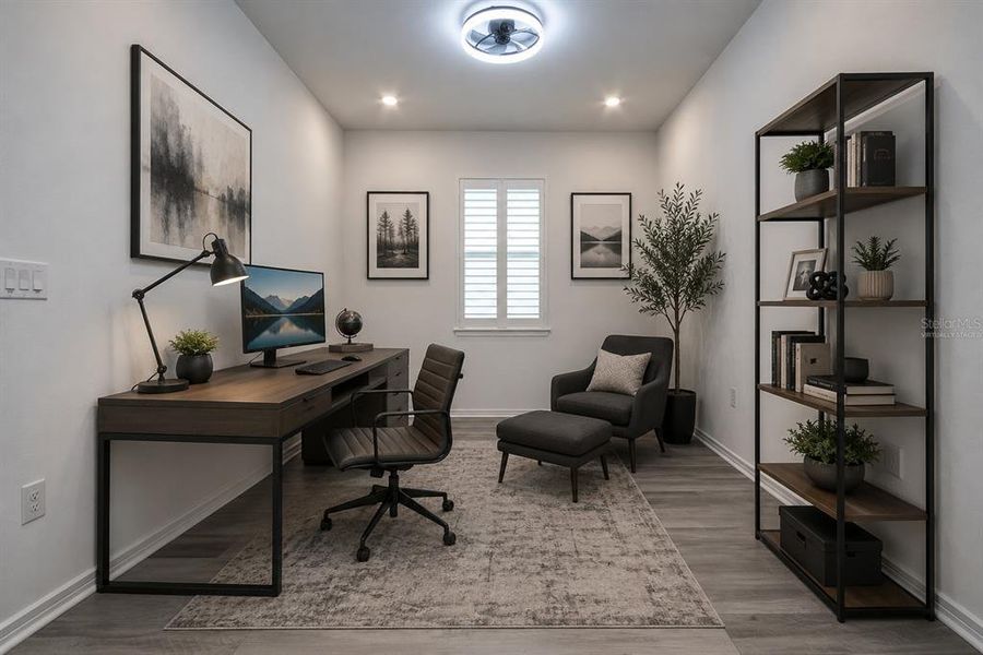 Furnished interior view inside a new home in , Parrish (Image 7).