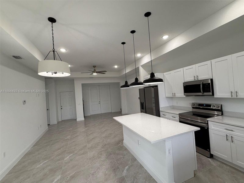 Furnished interior view inside a new home in , Lehigh Acres (Image 6). Furnished interior view inside a new home in , Lehigh Acres (Image 6).