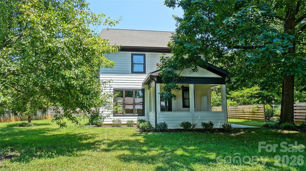 Exterior details and patio area of a home in , Charlotte (Image 22).