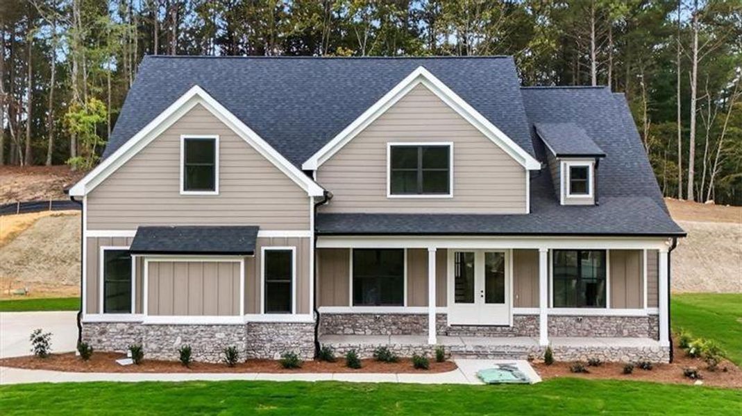 Front exterior of a new home in , Rome, GA, highlighting curb appeal (Image 23).