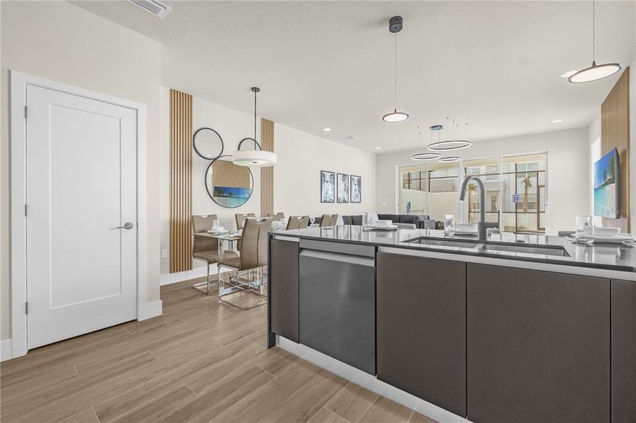 Furnished interior view inside a new home in , Clermont (Image 26).