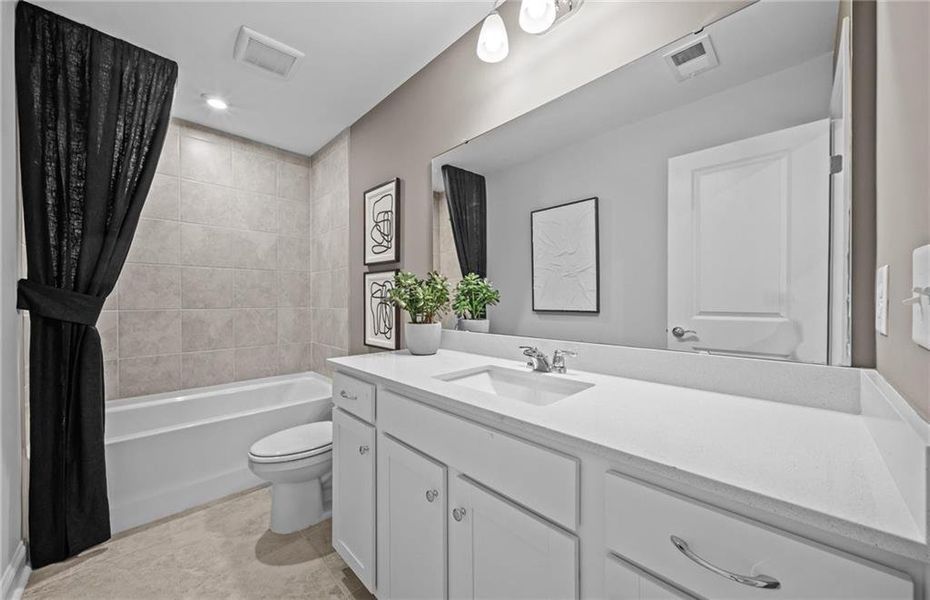 Furnished interior view inside a new home in Linden Grove, Powder Springs (Image 20).