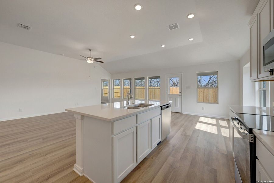 Furnished interior view inside a new home in Greenspoint Heights, Seguin (Image 9).