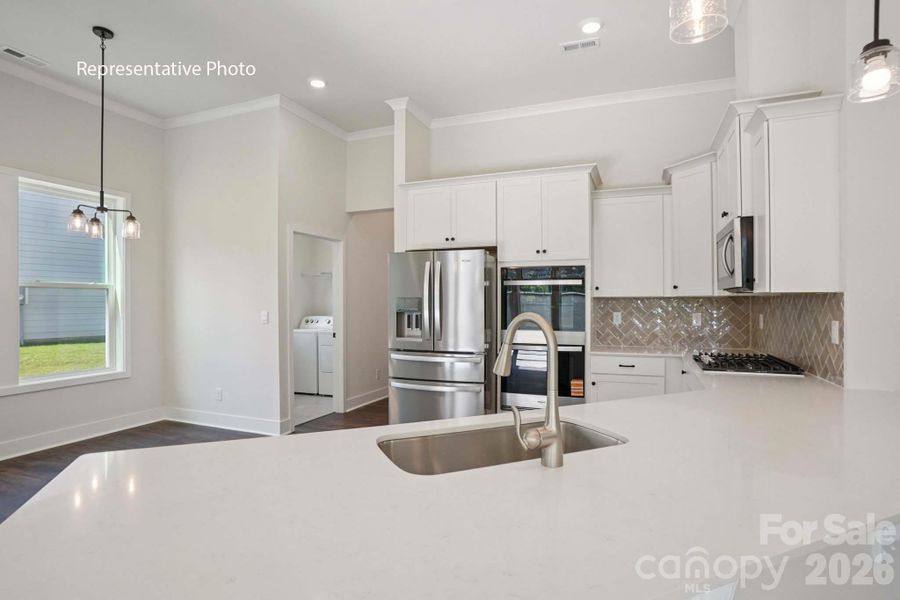 Furnished interior view inside a new home in Sanctuary at Southgate, Indian Trail (Image 5).