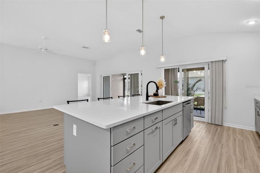 Furnished interior view inside a new home in , The Villages (Image 8). Furnished interior view inside a new home in , The Villages (Image 8).