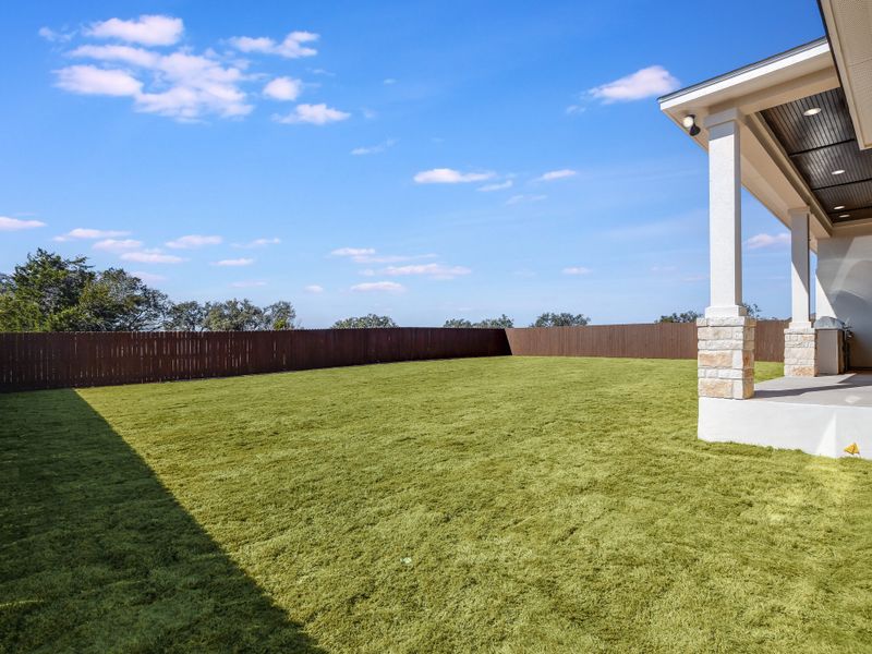 Representative exterior details of a home built from the Emerald II by Giddens Homes in Riverstone, Georgetown (Image 24).