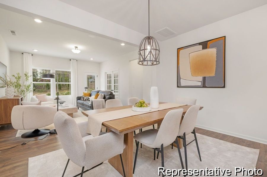 Furnished interior view inside a new home in Autumn Ridge, High Shoals (Image 6).
