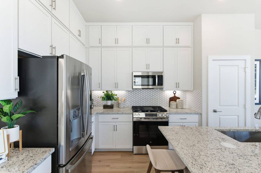 Furnished interior view inside a new home in Rose Hill, San Antonio (Image 12).