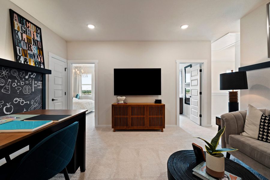 Furnished interior view inside a new home in Park Central, Georgetown (Image 44). Furnished interior view inside a new home in Park Central, Georgetown (Image 44).