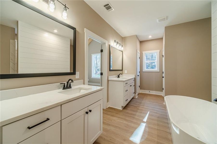 Furnished interior view inside a new home in , Monroe (Image 6).