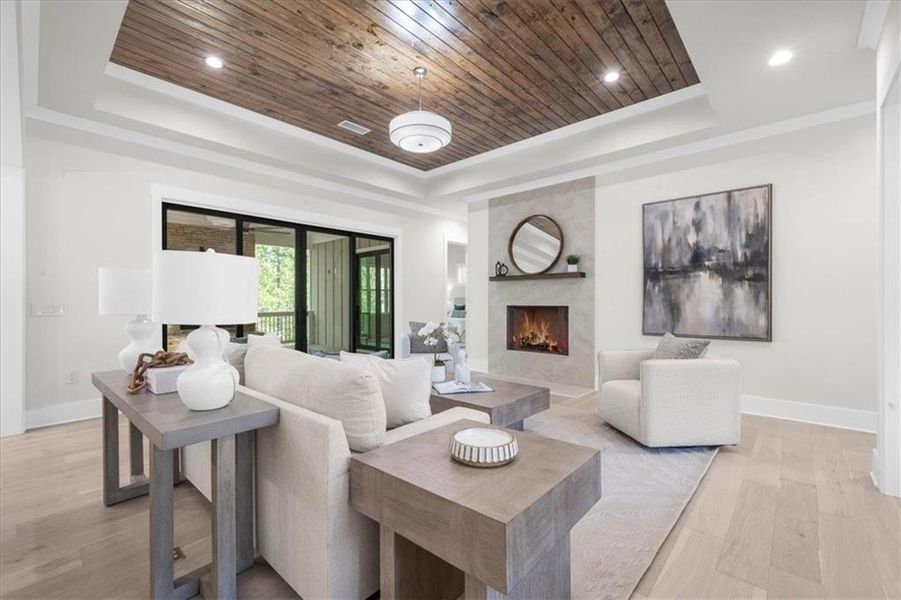 Furnished interior view inside a new home in , Gainesville (Image 36).